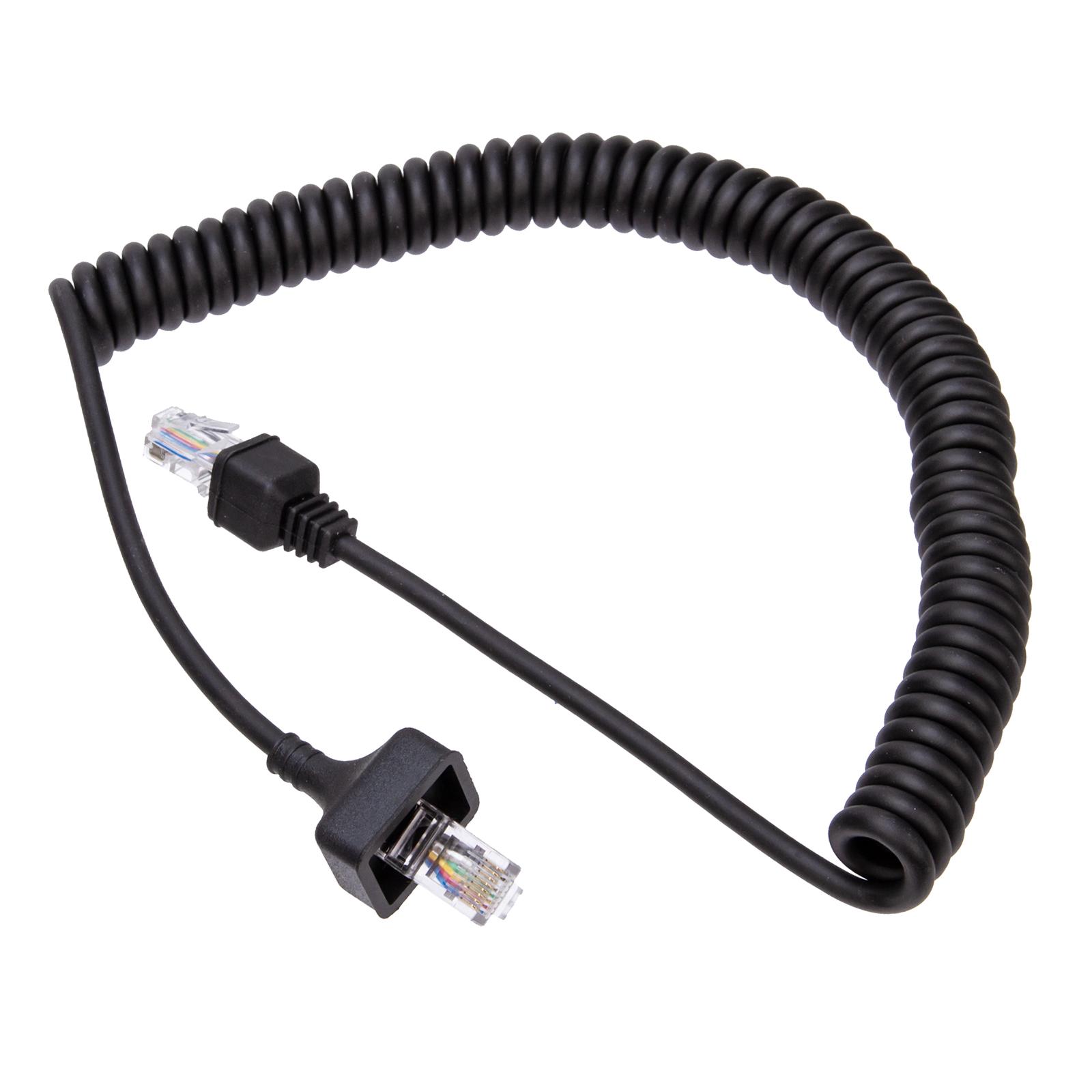 Magideal - Cable De Micrófono De Radio Flexible De 8 Pines Cable De Micrófono Extensible De Alta Dureza Para Kmc-30 Kmc-36 Accesorio De Radio De Mano Accesorio