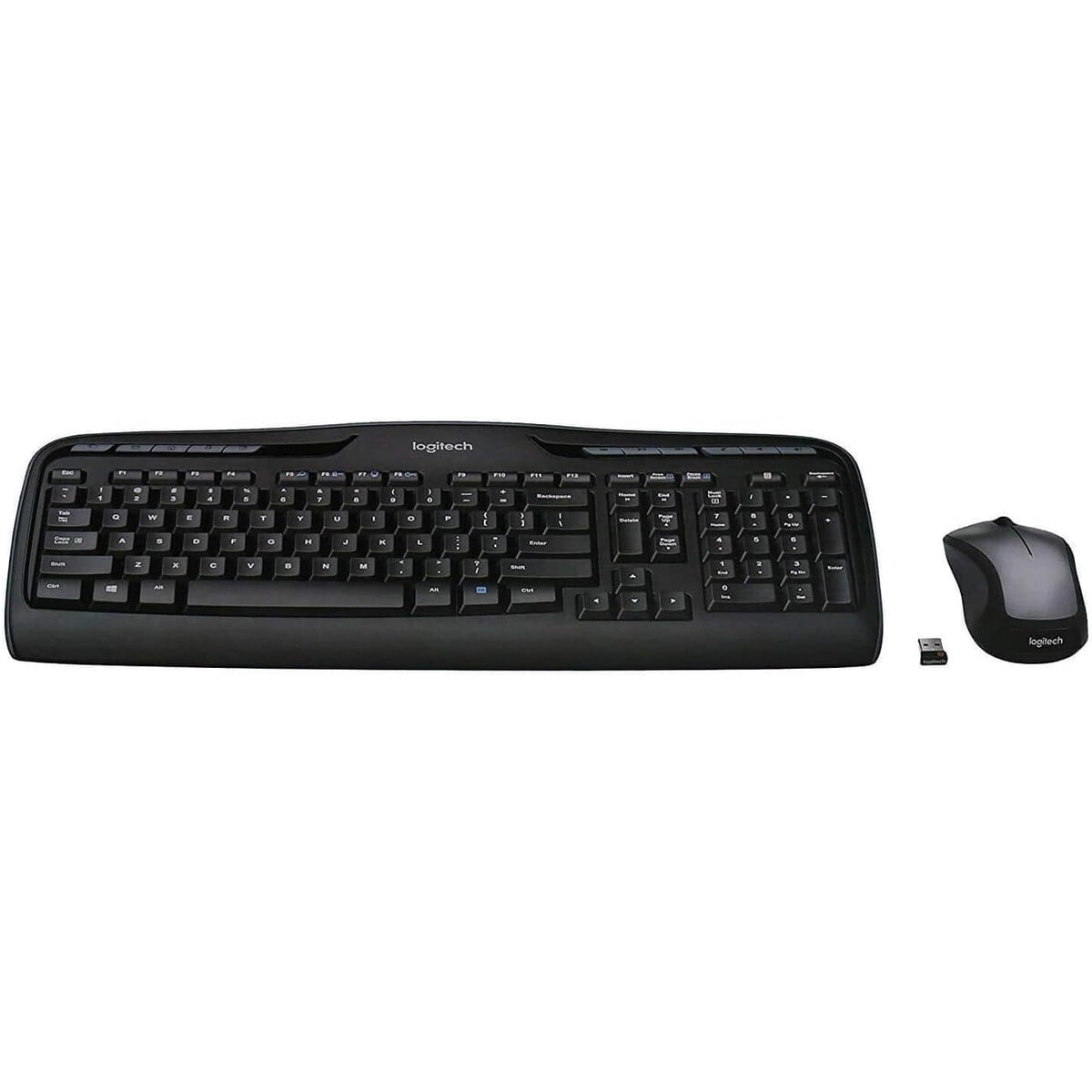 Combo Teclado Mouse Inalámbrico Logitech Mk335 Negro