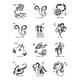 thumbnail image 1 of Sticker Signo Zodiacal Constelación Planeta Auto Camioneta, 1 of 2