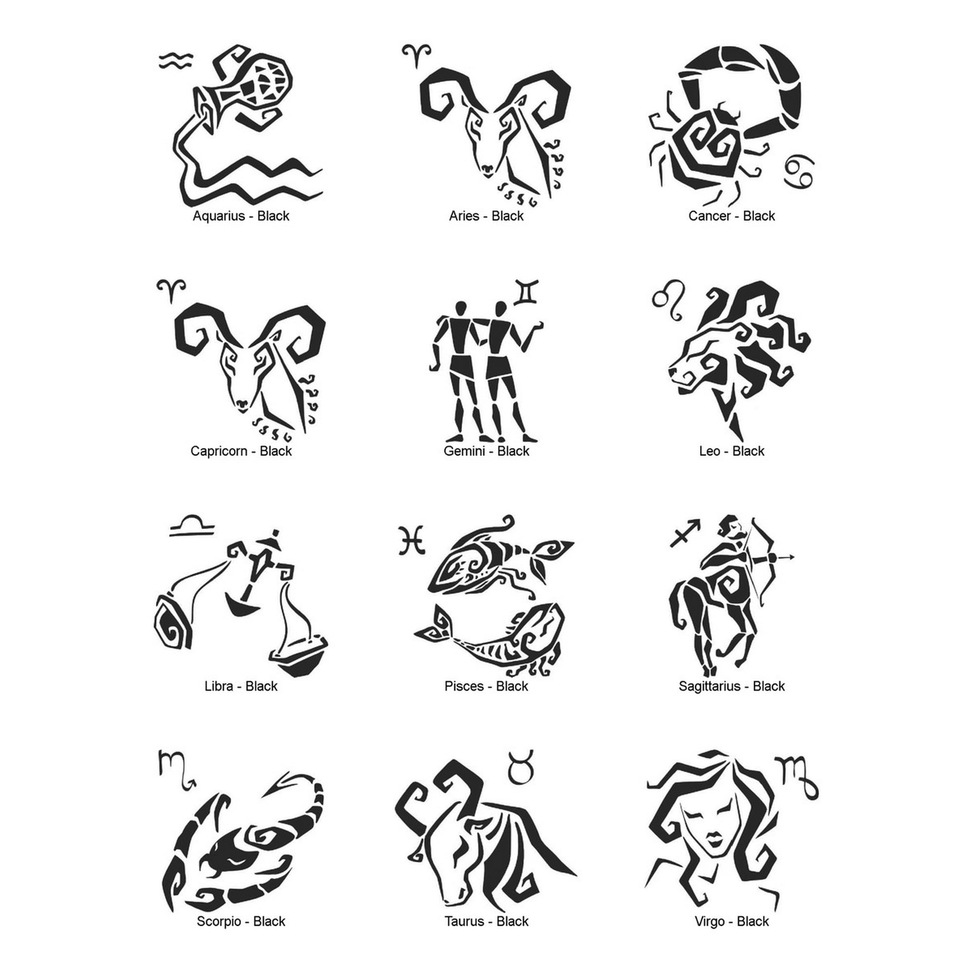 Rienda Libre - Sticker Signo Zodiacal Constelación Planeta Auto Camioneta