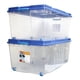 thumbnail image 5 of Pack 10 Cajas Organizadoras 100lts Wenco C/ Ruedas 82x48x35c Transparente Transparente, 5 of 5