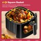 thumbnail image 4 of Freidora de Aire Carori 6QT Doble Calor 1700W con Ventana de Visualización, 4 of 9