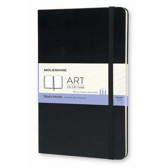 Cuaderno Moleskine De Dibujo / Grande / Negro