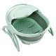 thumbnail image 4 of Pies Plegables Tina De Remojo Cubo Lavabo Baño De Pies Masaje De Pies Verde, 4 of 5
