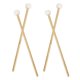 thumbnail image 4 of Paquete De 4 Mazos Para Timbales Con Mango De Madera, 4 of 5