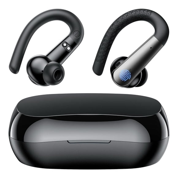 Auriculares FK Trading X100 Inalámbricos con Ganchos para Oreja IPX6 Negro
