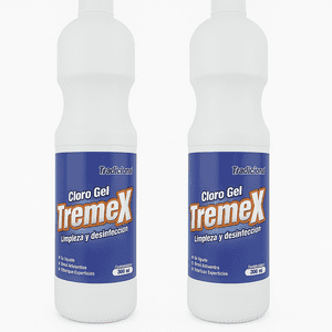 Pack 2 X Cloro Gel Tremex Tradicional 900 Ml – Potenciando La Higiene Del Hogar Con Excelencia
