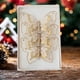 thumbnail image 5 of 3 piezas de mariposas para árbol de Navidad, colgantes para dormitorio, con clip para fiestas de Año Nuevo en interiores, comedores, dorados., 5 of 5