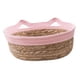 thumbnail image 4 of Cesta Para Cama De Gato Tejida A Mano, Nido De Cama Para Perro, Cestas Para Rascar Gatos Japonesas, Rosa M, 4 of 5