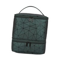 Magideal - Bolsa Organizadora De Esmalte De Uñas, Organizador De Esmalte De Uñas, Herramientas De Decoración De Uñas, Estuche De Transporte, Bolsa De Transporte Verde Oscuro