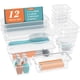 thumbnail image 1 of Organizador de Cajones ElegantArray 12 Piezas 4 Tamaños Transparente, 1 of 3