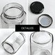 thumbnail image 2 of Tarro vidrio hexagonal 100 ml para miel tapa hermética 12u, 2 of 3