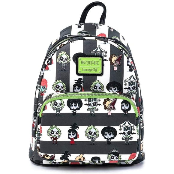 Bandolera Loungefly Beetlejuice Chibi para mujer