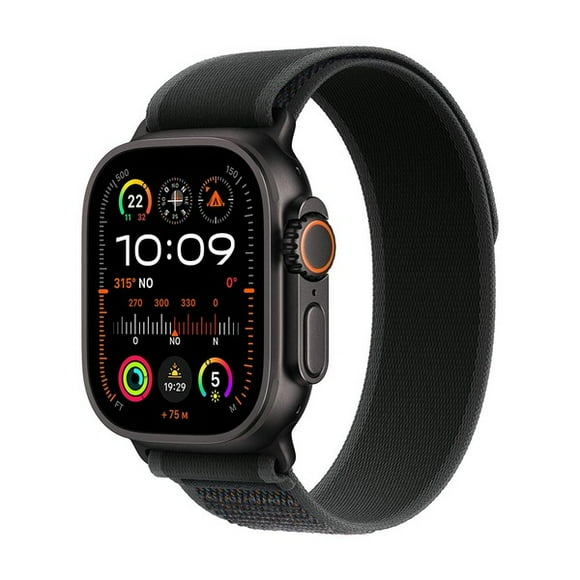 Apple Watch Ultra 2 GPS + Cellular 49mm titanio black banda Black Trail Loop M/L