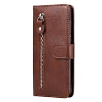 Gangxun - Funda Con Cremallera Para Samsung Galaxy S20 Fe 4G/5G, Carcasa Cartera De Cuero Pu Con Soporte Y Tarjetero