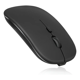 thumbnail image 1 of Mouse Inalámbrico Bluetooth Recargable con 2.4GHz – Conexión Dual, Silencioso, Ergonómico, Para Tablet, Laptop o PC – Color Negro, 1 of 7