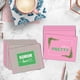 thumbnail image 2 of Set de 10 tarjetas planas rosas y verdes | Inspirado en hermandades | Conjunto de tarjetas "Sisterhood, Soror y Oh So Pretty", 2 of 4