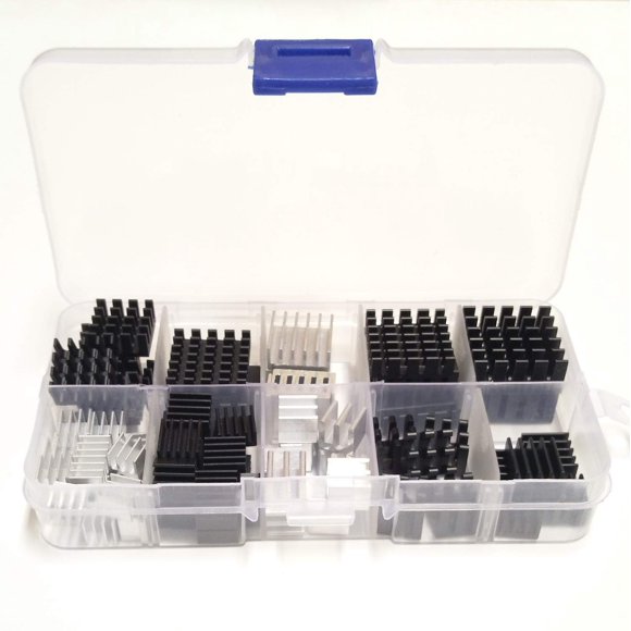 Kit surtido de disipadores térmicos Easycargo, 100 piezas de aluminio para PC