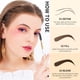thumbnail image 4 of Brocha para cejas Docolor Duo profesional angular con cepillo spoolie, blanca, 4 of 9