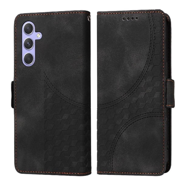 Carcasa FOXDOCK Samsung Galaxy A54 5G de cuero PU, diseño acolchado clásico, protección contra caídas y rayones