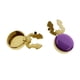 thumbnail image 4 of 2x Gemelos de Metal para Hombre, Decoraciones para Trajes, Camisas de , Decoración , 17,5 Mm de Diámetro, Cubiertas de Botones Clásicas P , Violeta, 4 of 5