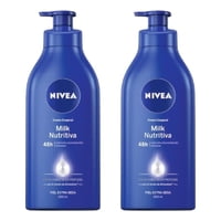 Nivea Crema Corporal Milk Para Piel Seca 1000Ml X2