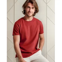 Creaprint - Polera Algodon Mc Unisex Rojo Talla Xxl