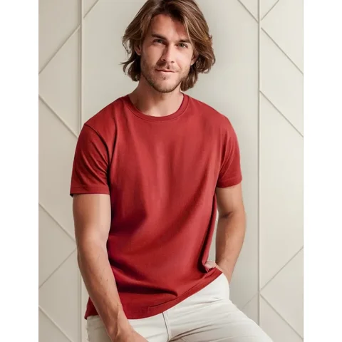 Creaprint - Polera Algodon Mc Unisex Rojo Talla Xxl