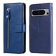 thumbnail image 1 of Funda con Cremallera para Google Pixel 8 Pro, Carcasa Cartera de Cuero PU con Soporte y Tarjetero, 1 of 6