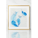 thumbnail image 1 of Cuadro con Plumas Azules y Mariposa Moderno 60x60cm, 1 of 4