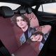 thumbnail image 4 of Timothée-theme Car Rear Seat Covers Back Elastic Flexible Car Seat Covers Decorative Fits Most Cars 120x59x76cm, 4 of 6