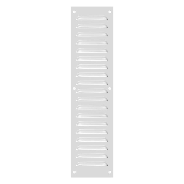 Cubierta de Ventilación de Aluminio Uxcell, Rejilla de Aire con Pantalla, Cubierta de Ventilación HVAC con Rejilla de Lamas y Malla Integrada 16x4 Pulgadas