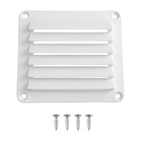 Magideal - Rejilla De Ventilación Con Rejilla De Ventilación Rectangular Para Yate Marino, De Nailon, Fácil Instalación, Cubierta De Rejilla De Ventilación Para Blanco