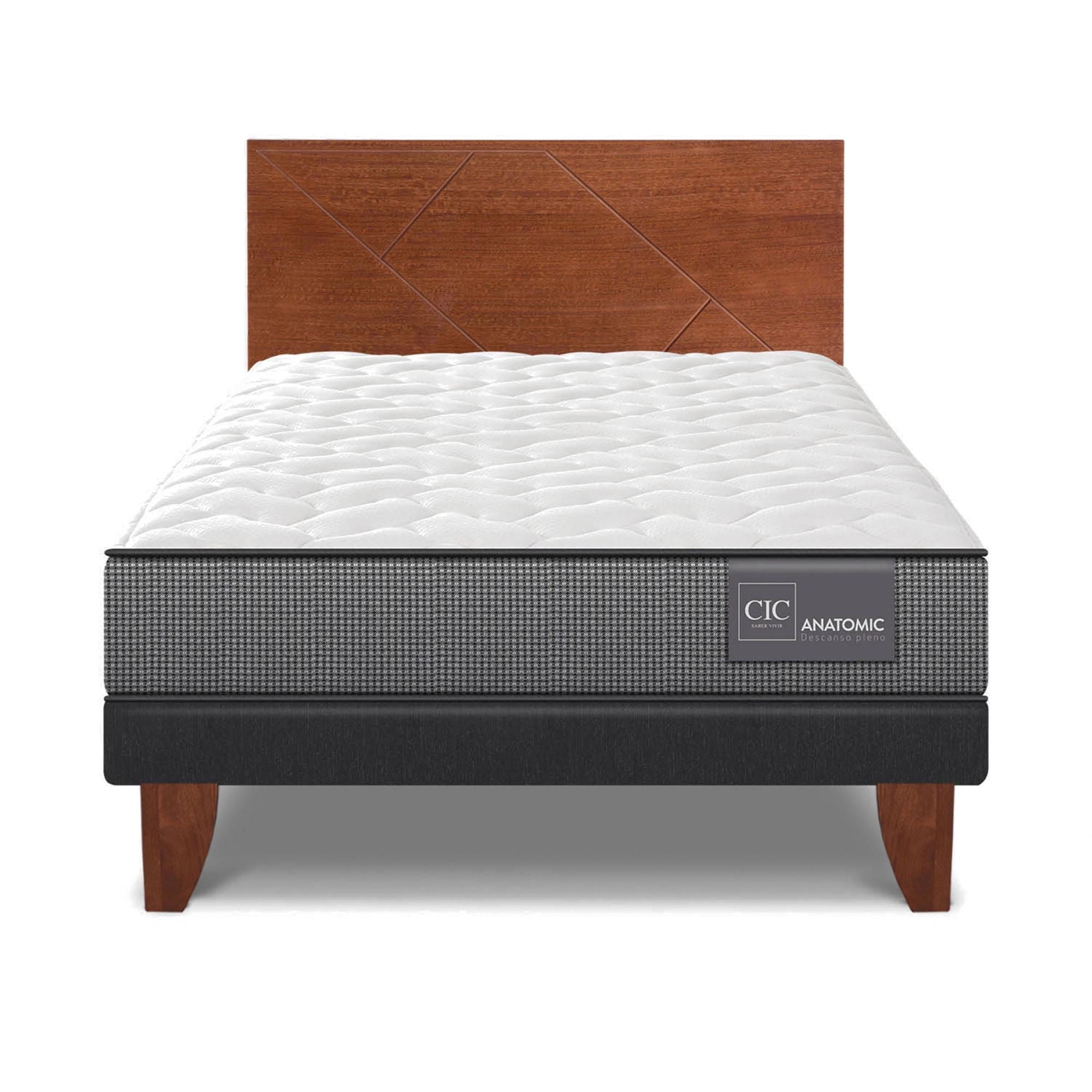 Cic - Cama Europea Anatomic 1.5 Plaza Base Normal