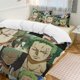 thumbnail image 1 of Roronoa Zoro Bed Duvet Cover Funny Anime Cartoon Bedding Sets Lightweight 3 Piece Comforter Sets, 1 of 5