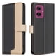 thumbnail image 5 of Funda Cartera con Bloqueo RFID para Motorola Moto G55 5G con Ranuras y Soporte Negro, 5 of 5