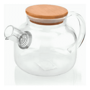 Genérico - Tetera De Vidrio Transparente De 1 Litro, Caliente/Frío