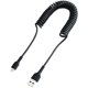 thumbnail image 2 of Cable StarTech RUSB2ALT1MBC USB a Lightning de 1 m, enrollado, negro, 2 of 7