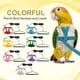 thumbnail image 4 of Arnés y Correa para Aves Uxcell, Arnés y Correa para Loros con Alas Lindas para Loros (Azul, S), 4 of 7