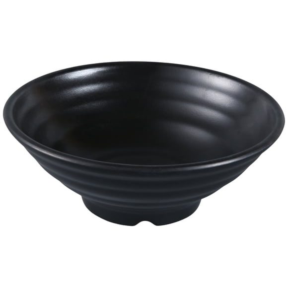Tazón Yanco Black Pearl-2 de melamina negra con capacidad para 1,4 litros, paquete de 24