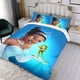 thumbnail image 3 of Tiana: La Princesa y el Sapo Conjunto de sábanas temático, trío de piezas, cómodo y amigable con la piel, diseño único, regalo de decoración para el hogar para familiares, amigos y fans,135cm *200cm, 3 of 6