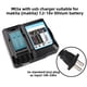 thumbnail image 1 of 3.0A DC18RC Cargador Rápido de Iones de Litio de 18V Compatible con Makita Cargador de Batería de 18V Compatible con Makita Batería 14.4V-18V LXT Cargador de Batería de Iones de Litio 3A con USB, 1 of 9