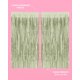 thumbnail image 2 of Cortina xo, Fetti 2 unidades verde salvia foil 91 cm × 213 cm, 2 of 6