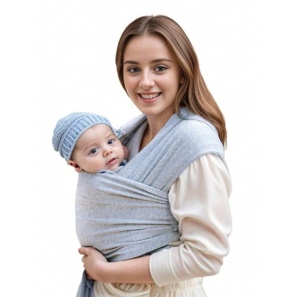 Fular Portabebés Ergonómico Elasticado Gris