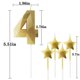 thumbnail image 2 of Set de Velas NIJGNSUG Gold 4 + Velas Estrella, 2 of 6