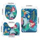 thumbnail image 3 of Juego de 3 Alfombras de Baño de Terciopelo Coral Desmarcar, 3 of 6