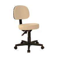 Maxcare - Piso Taburete Consulta Medica Con Respaldo - Beige