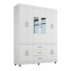 thumbnail image 1 of Closet con Espejos 10 Puertas Blanco, 1 of 3