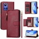 thumbnail image 1 of Funda tipo libro para REALME GT NEO 3 con bolsillo con cremallera, cierre magnético, 7 ranuras para tarjetas y correa para la muñeca., 1 of 6