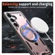 thumbnail image 2 of Para Samsung Galaxy S26 FE 5G Funda con Soporte de Anillo en O Magnético Invisible, Funda de Teléfono a Prueba de Golpes, Oro Rosa, para Galaxy S26 FE 5G, 2 of 6